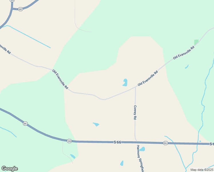 map of restaurants, bars, coffee shops, grocery stores, and more near 1800 Old Evansville Road in New Harmony