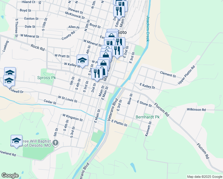 616 Rollins Street, De Soto MO Walk Score