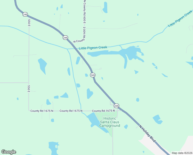 map of restaurants, bars, coffee shops, grocery stores, and more near 17029 Indiana 245 in Dale