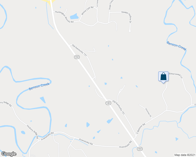 map of restaurants, bars, coffee shops, grocery stores, and more near 400 Old Highway 151 Road in Frankfort