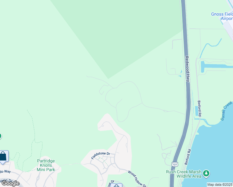 map of restaurants, bars, coffee shops, grocery stores, and more near Buck Center Dr in Novato