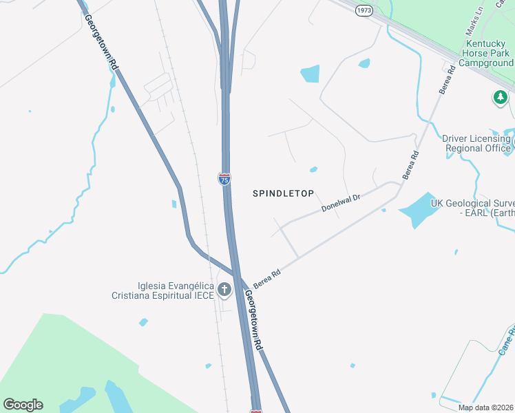 map of restaurants, bars, coffee shops, grocery stores, and more near 1601 Berea Road in Lexington