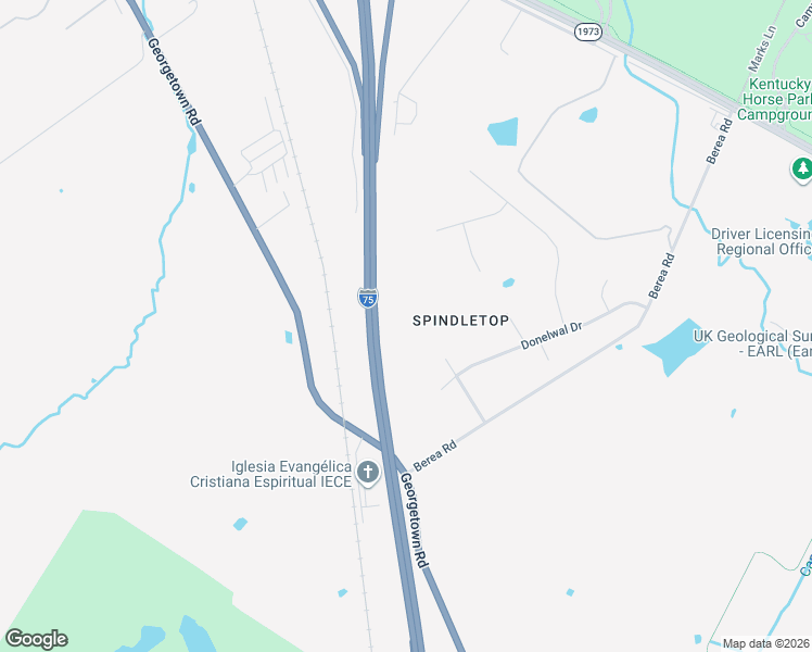 map of restaurants, bars, coffee shops, grocery stores, and more near 1601 Berea Road in Lexington