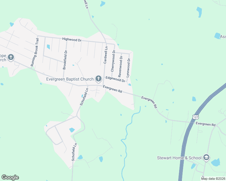 map of restaurants, bars, coffee shops, grocery stores, and more near 2893 Evergreen Road in Frankfort
