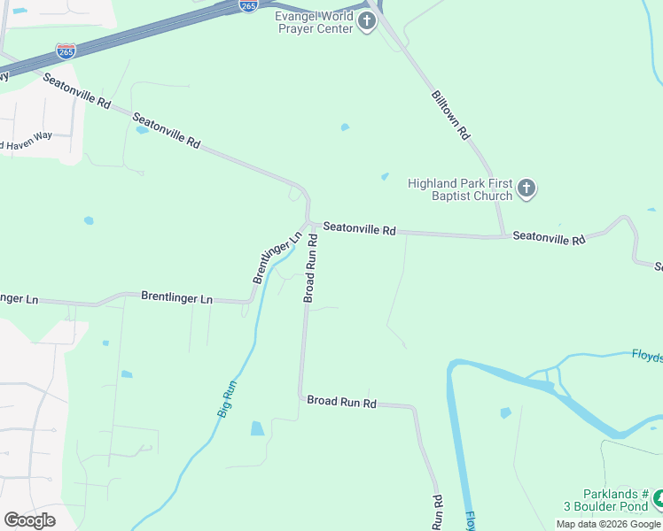 map of restaurants, bars, coffee shops, grocery stores, and more near 11506 Seatonville Road in Louisville