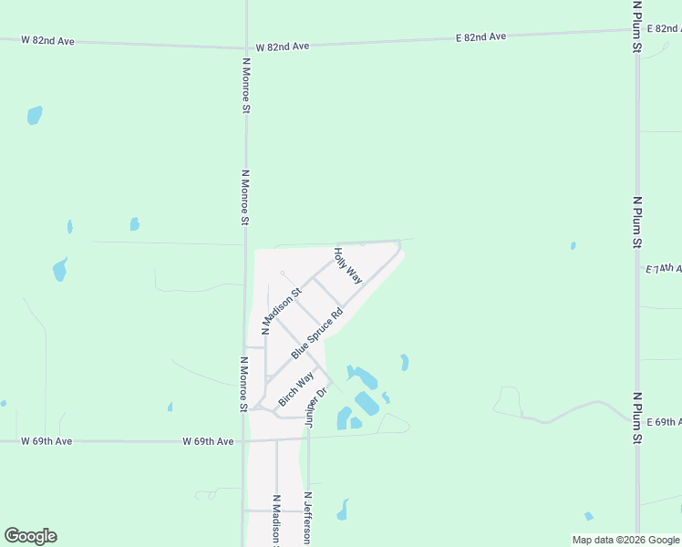 map of restaurants, bars, coffee shops, grocery stores, and more near 7412 North Madison Street in Hutchinson