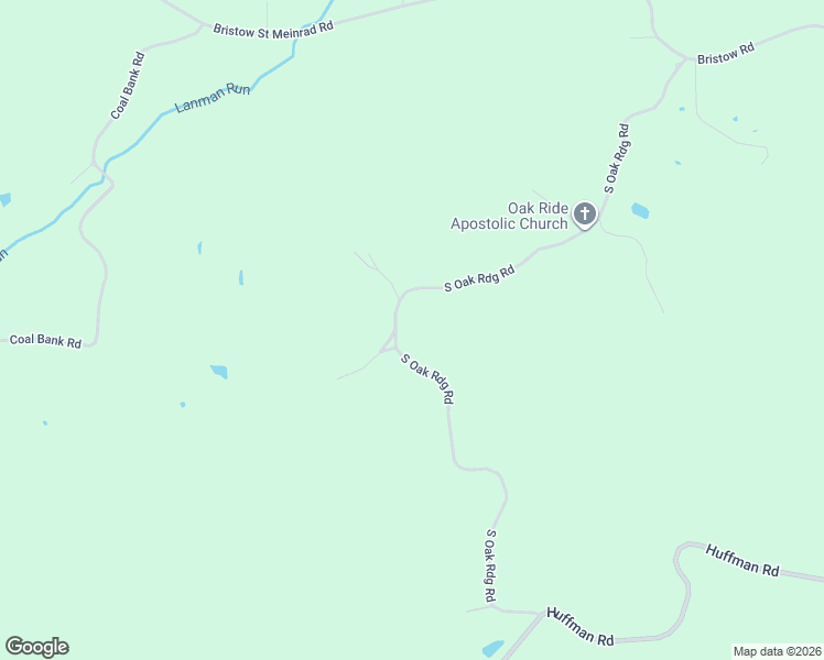 map of restaurants, bars, coffee shops, grocery stores, and more near 20264 South Oak Ridge Road in Bristow