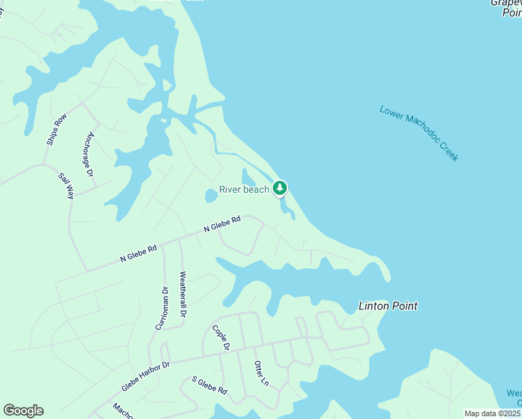 map of restaurants, bars, coffee shops, grocery stores, and more near 663 North Glebe Road in Montross