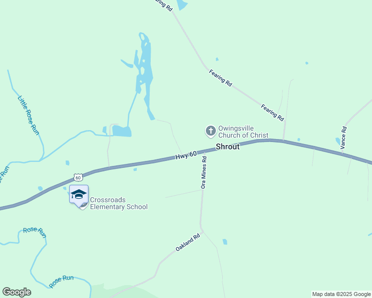 map of restaurants, bars, coffee shops, grocery stores, and more near 5282 U.S. 60 in Owingsville