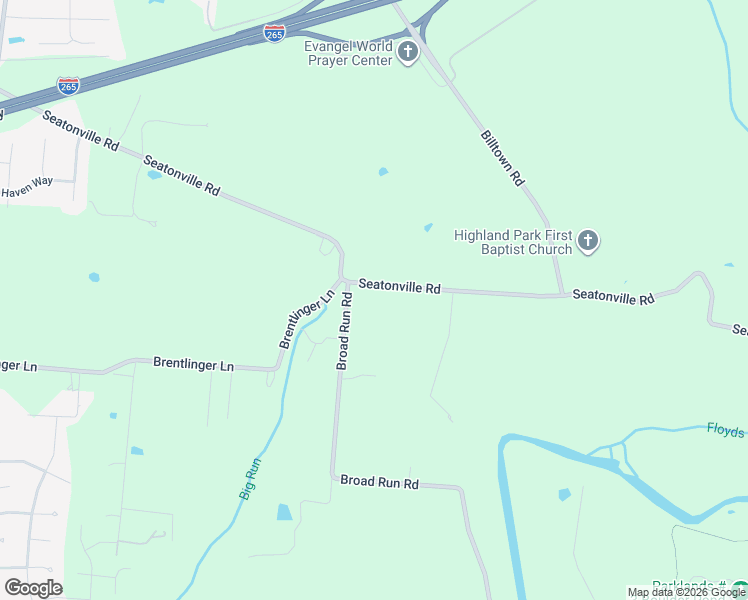 map of restaurants, bars, coffee shops, grocery stores, and more near 11506 Seatonville Road in Louisville
