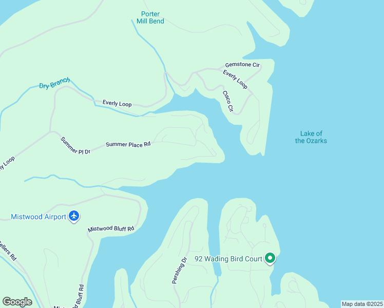 map of restaurants, bars, coffee shops, grocery stores, and more near 704 Summer Place Drive in Camdenton