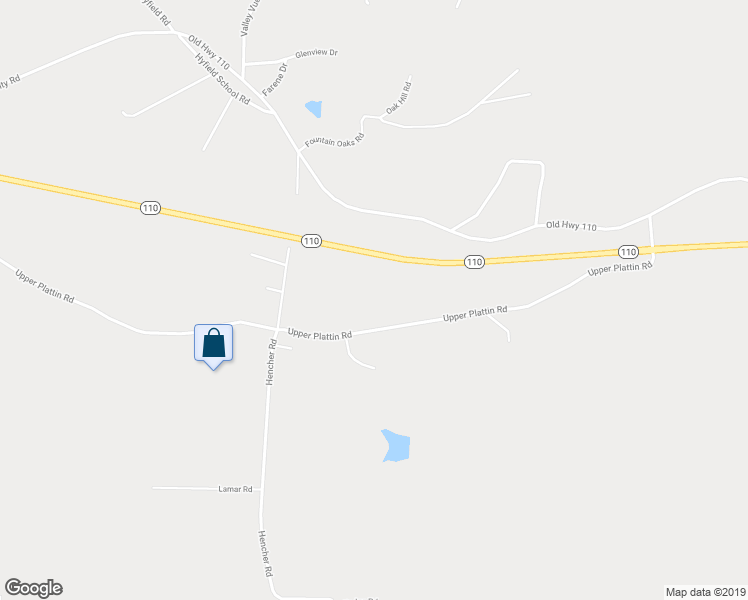 map of restaurants, bars, coffee shops, grocery stores, and more near 3459 Upper Plattin Road in De Soto
