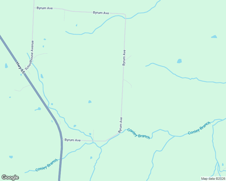 map of restaurants, bars, coffee shops, grocery stores, and more near Byrum Avenue in Warsaw