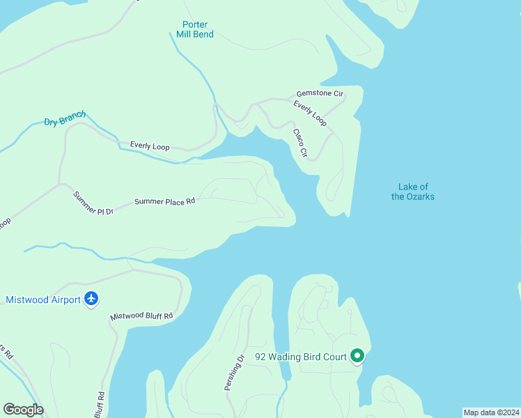 map of restaurants, bars, coffee shops, grocery stores, and more near 704 Summer Place Drive in Camdenton