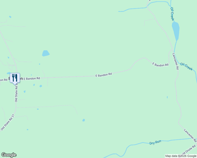 map of restaurants, bars, coffee shops, grocery stores, and more near 12119-12227 East Bandon Road in Perry