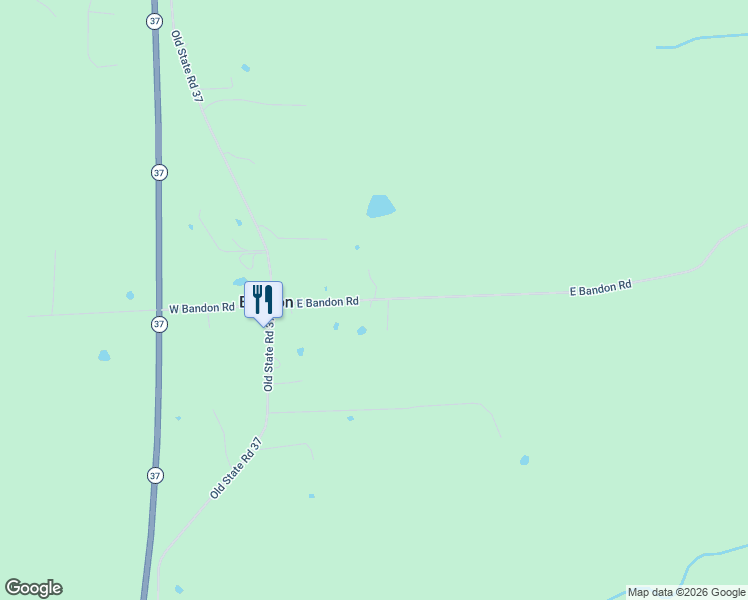 map of restaurants, bars, coffee shops, grocery stores, and more near 12119 East Bandon Road in Branchville