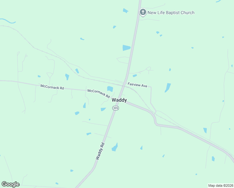 map of restaurants, bars, coffee shops, grocery stores, and more near in Waddy