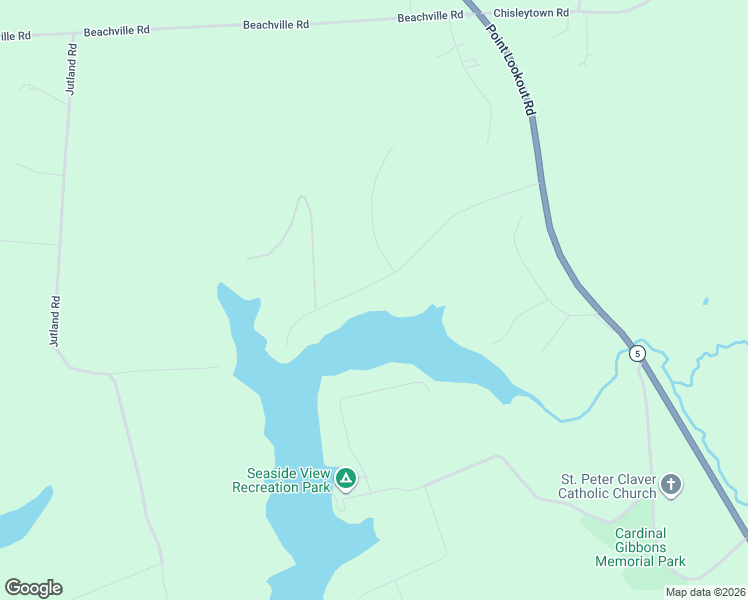 map of restaurants, bars, coffee shops, grocery stores, and more near 48605 Whitaker Road in Saint Inigoes