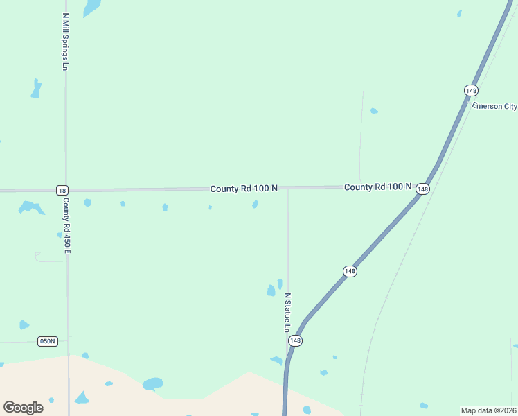 map of restaurants, bars, coffee shops, grocery stores, and more near 4801-4999 Co Road 100 North in Scheller