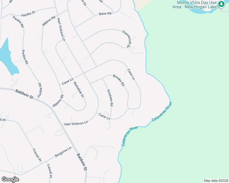 map of restaurants, bars, coffee shops, grocery stores, and more near 4241 Grisham Road in Valley Springs