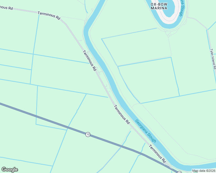 map of restaurants, bars, coffee shops, grocery stores, and more near 17001 Terminous Road in Isleton