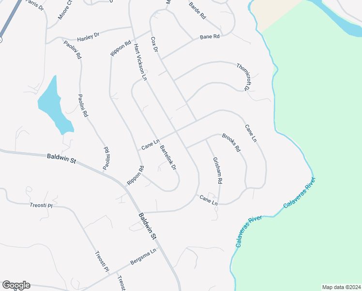 map of restaurants, bars, coffee shops, grocery stores, and more near 4107 Bartelink Drive in Valley Springs