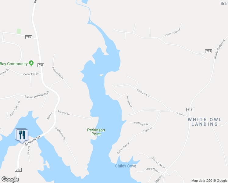 map of restaurants, bars, coffee shops, grocery stores, and more near 6525 Winston Lane in Spotsylvania Courthouse