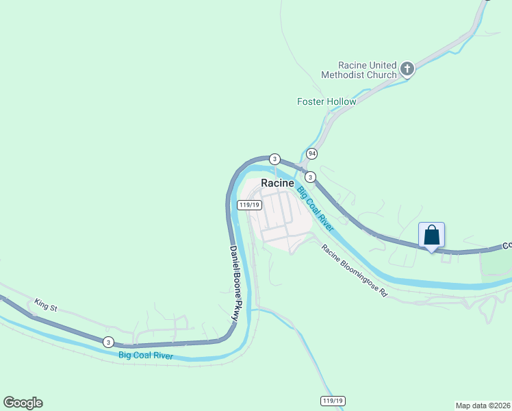map of restaurants, bars, coffee shops, grocery stores, and more near 1st Street in Boone