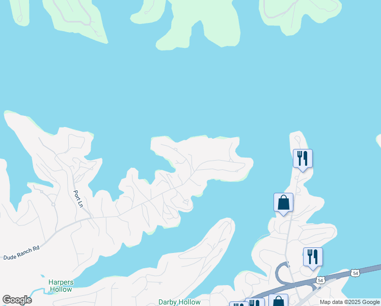 map of restaurants, bars, coffee shops, grocery stores, and more near 1325-1427 Spindrifter Ct in Osage Beach