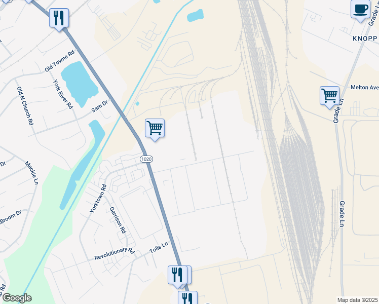 map of restaurants, bars, coffee shops, grocery stores, and more near 7615 National Turnpike in Louisville