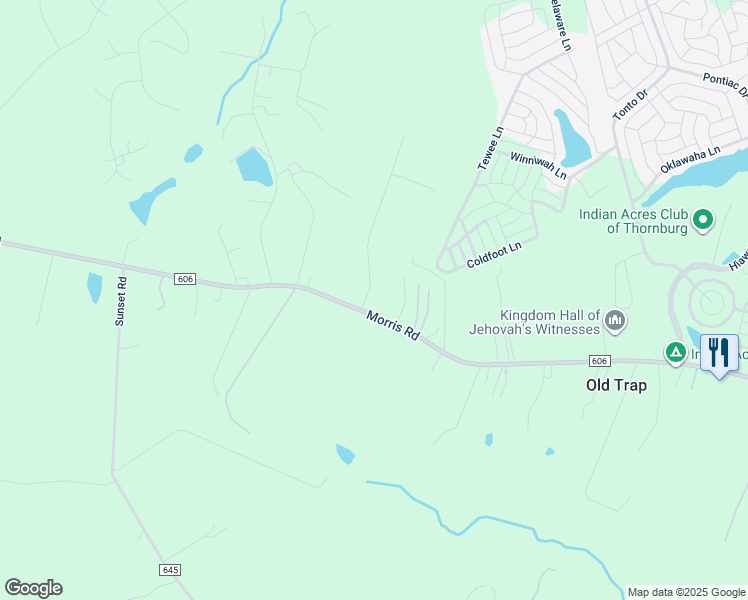 map of restaurants, bars, coffee shops, grocery stores, and more near 6745 Morris Road in Spotsylvania