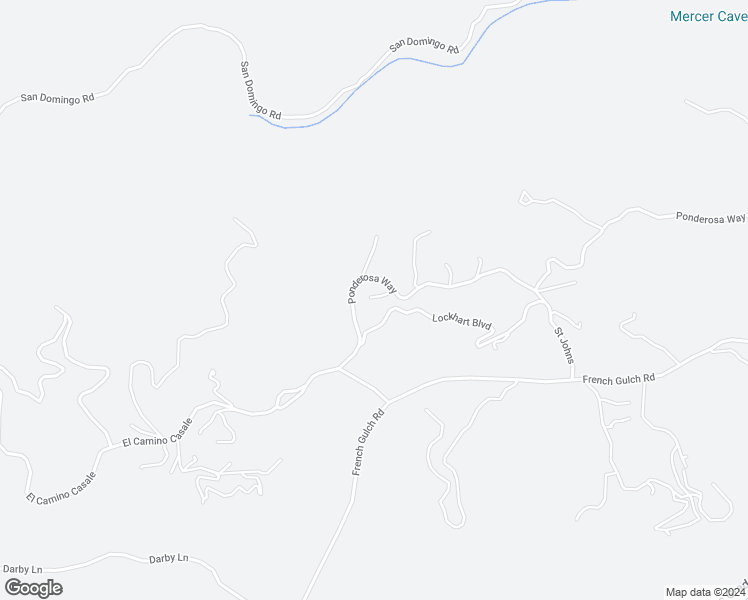 map of restaurants, bars, coffee shops, grocery stores, and more near 2081 Ponderosa Way in Murphys