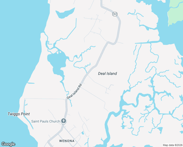 map of restaurants, bars, coffee shops, grocery stores, and more near 23290 Custom House Road in Deal Island Historic District