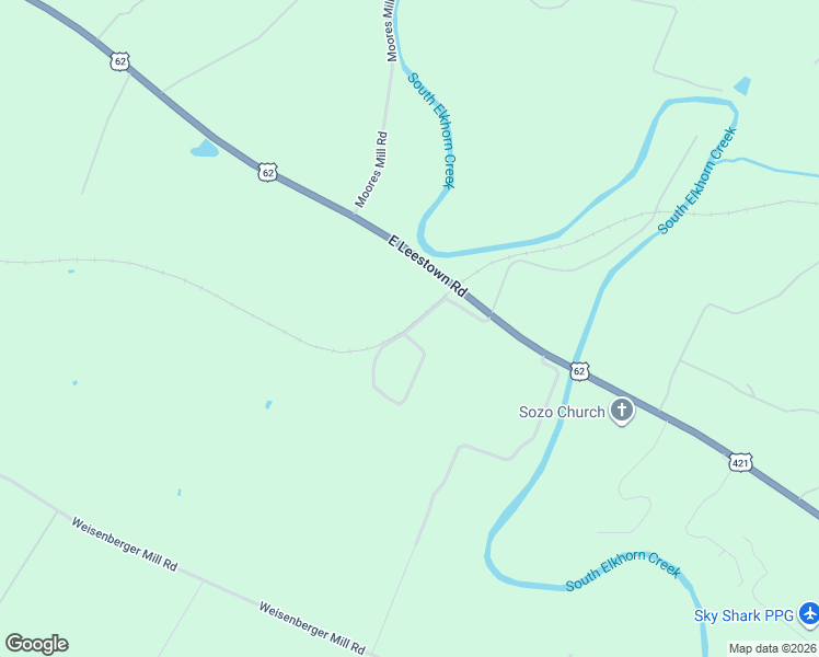 map of restaurants, bars, coffee shops, grocery stores, and more near 595 Davistown Road in Midway