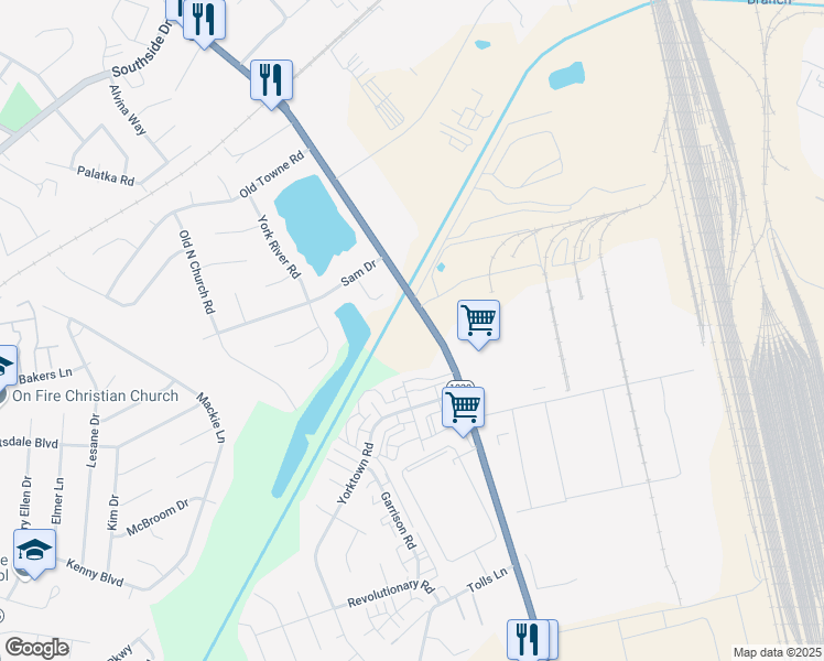 map of restaurants, bars, coffee shops, grocery stores, and more near 7200 National Turnpike in Louisville