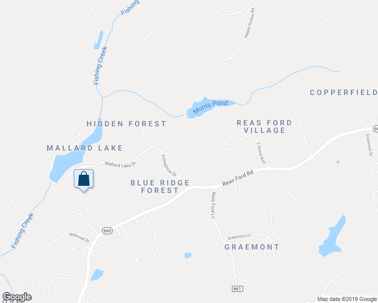 map of restaurants, bars, coffee shops, grocery stores, and more near 124 Forestvue Drive in Earlysville
