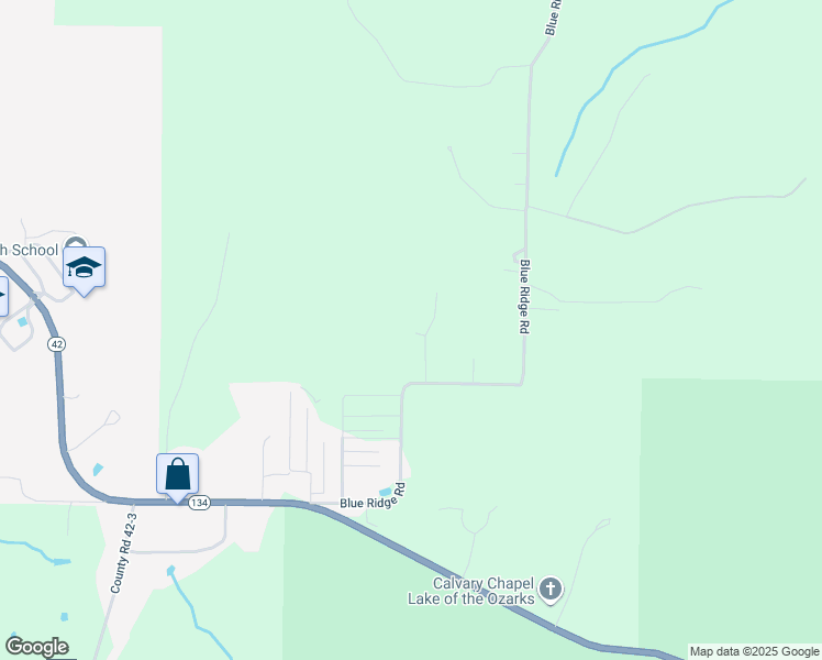 map of restaurants, bars, coffee shops, grocery stores, and more near 13 Liberty Road in Kaiser