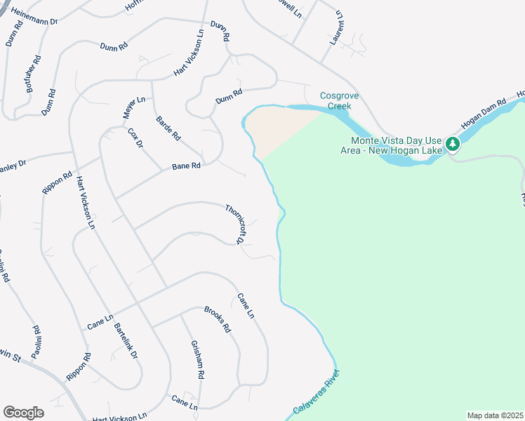 map of restaurants, bars, coffee shops, grocery stores, and more near 5940 Davidson Court in Valley Springs