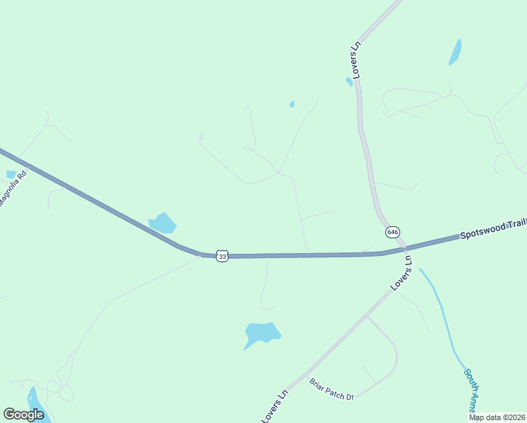 map of restaurants, bars, coffee shops, grocery stores, and more near 19050 Monteith Farm Road in Gordonsville