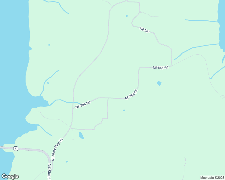 map of restaurants, bars, coffee shops, grocery stores, and more near 9625 Northeast 866 Road in Lowry City