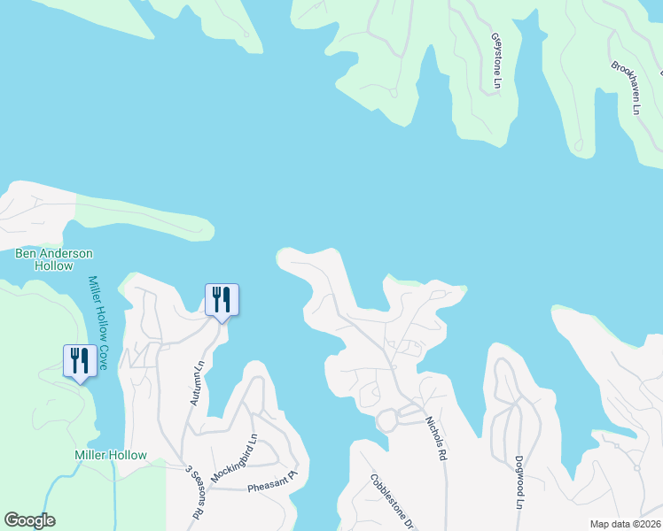 map of restaurants, bars, coffee shops, grocery stores, and more near 1601-1673 Nichols Road in Osage Beach