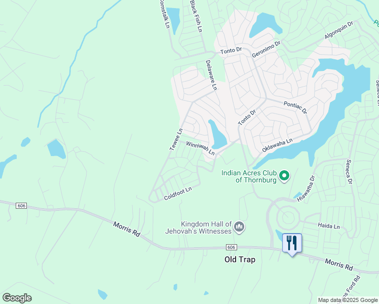 map of restaurants, bars, coffee shops, grocery stores, and more near Little Bird Lane in Spotsylvania County