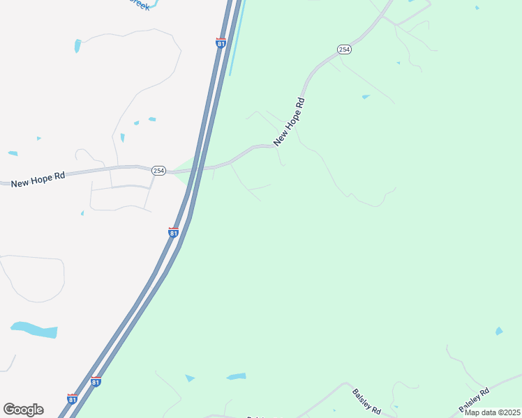 map of restaurants, bars, coffee shops, grocery stores, and more near 1079 New Hope Road in Staunton