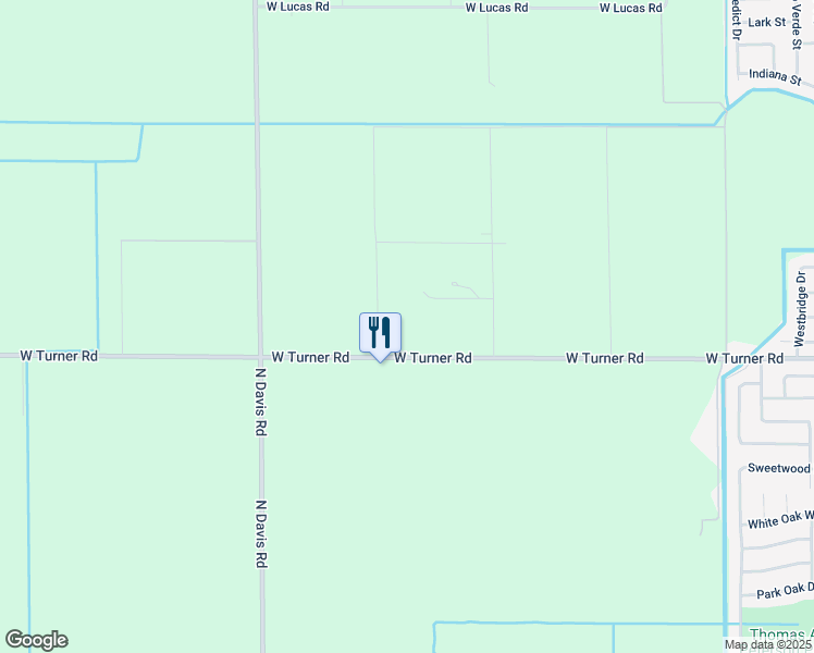 map of restaurants, bars, coffee shops, grocery stores, and more near 1051 West Turner Road in Lodi