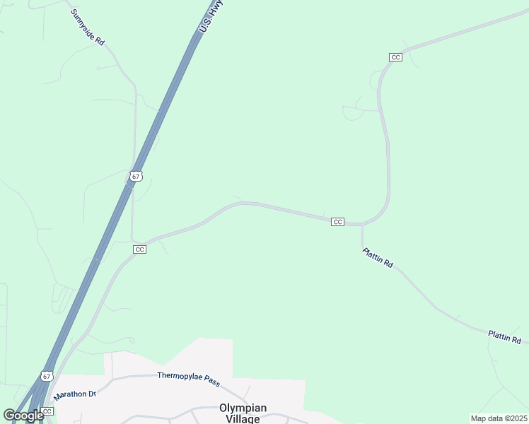 map of restaurants, bars, coffee shops, grocery stores, and more near 13074 State Road CC in Festus