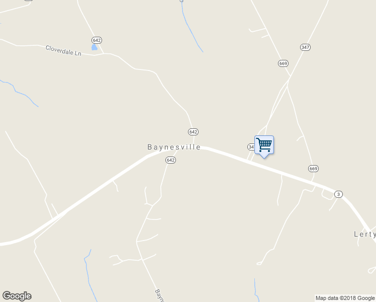 map of restaurants, bars, coffee shops, grocery stores, and more near 10308 Kings Highway in Montross
