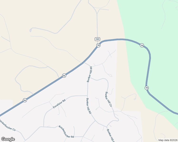map of restaurants, bars, coffee shops, grocery stores, and more near Bunker Hill Road in Silver Cliff