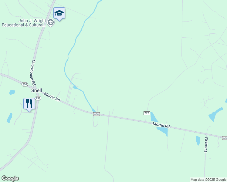 map of restaurants, bars, coffee shops, grocery stores, and more near 7501 Morris Road in Spotsylvania Courthouse