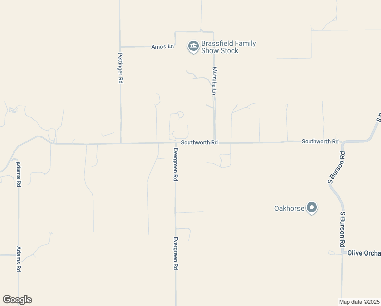 map of restaurants, bars, coffee shops, grocery stores, and more near 6261 Southworth Road in Valley Springs