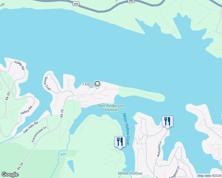 map of restaurants, bars, coffee shops, grocery stores, and more near 5940 Baydy Peak Road in Osage Beach